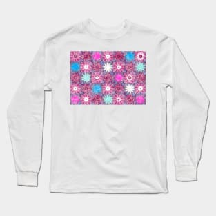 Pretty pink flower pattern Long Sleeve T-Shirt